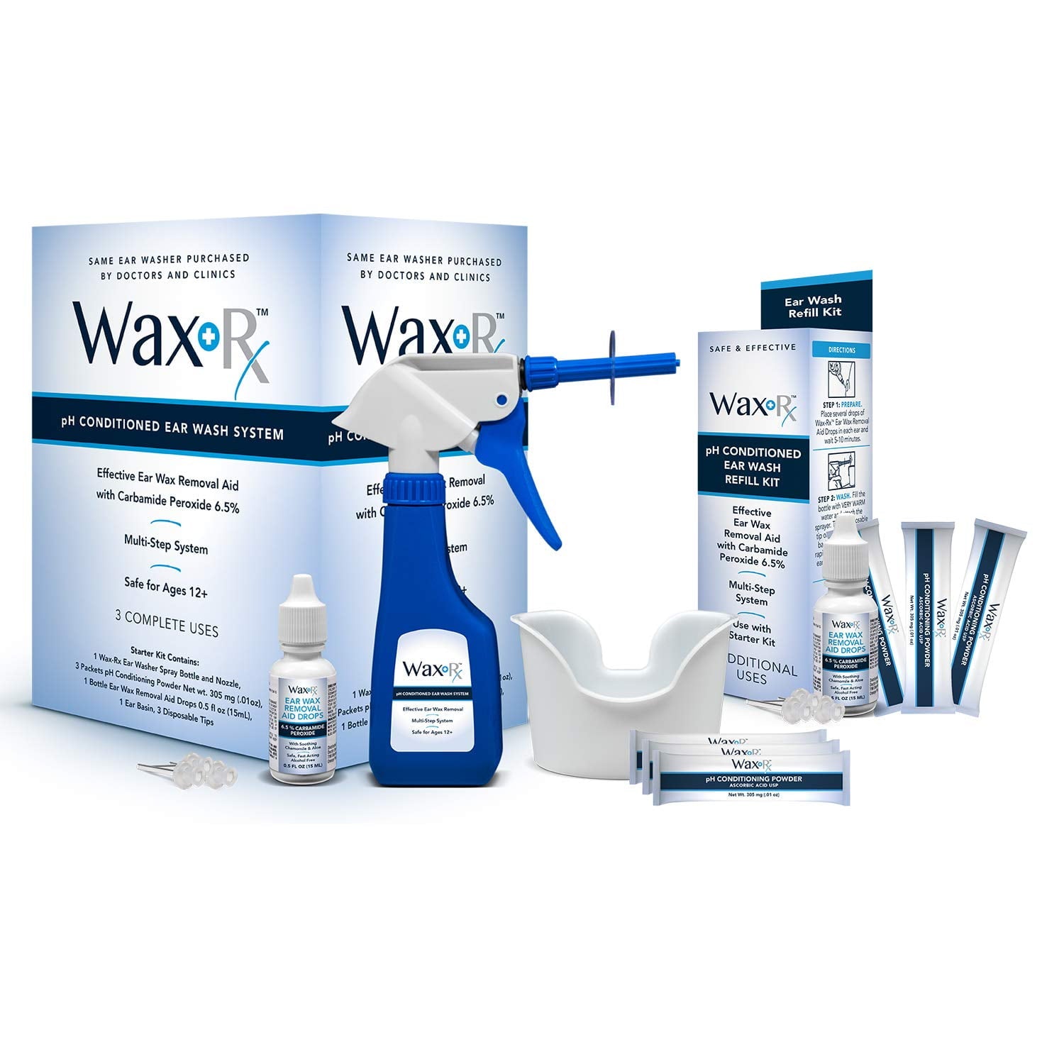 WAX RX EAR WASH SYSTEM KT 6.5%
