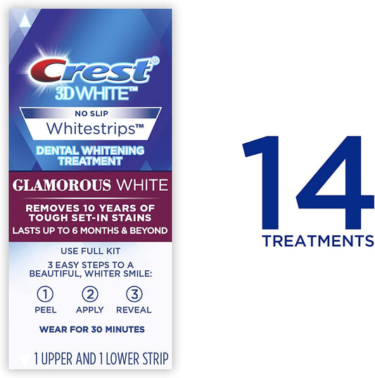 CREST 3D WHITESTRIPS GLAMOROUS WHT 14CT