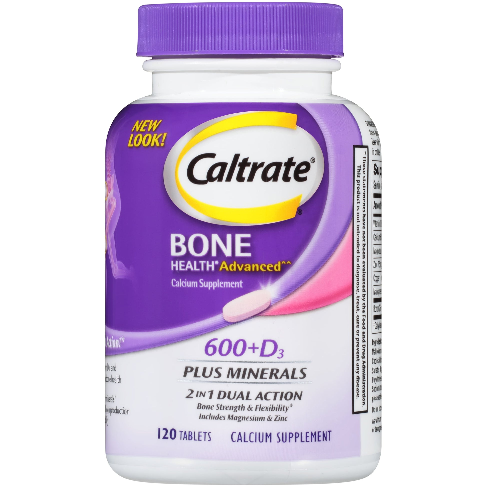 CALTRATE BONE HLTH 600+D3 CHW VAN 60CT