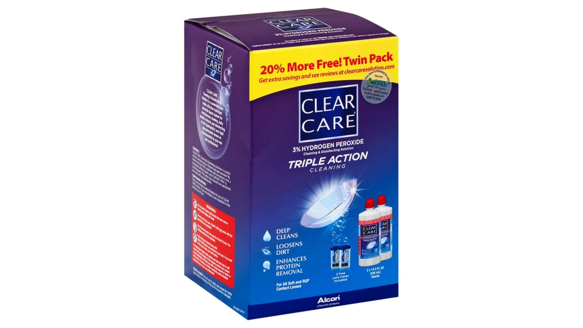 CLEAR CARE DISINFECTING 12OZ