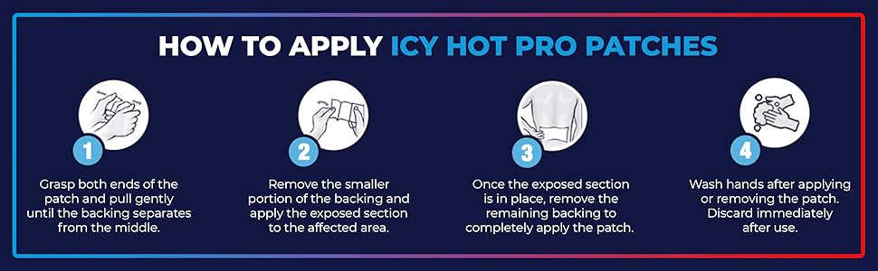 ICY HOT ADVANCED PAIN RELIEF PATCH 5CT