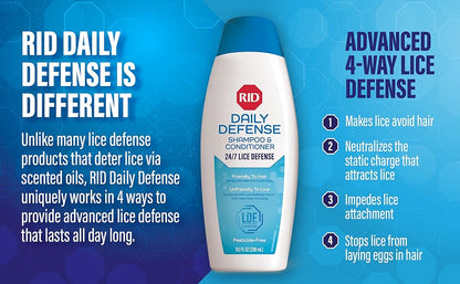 RID DAILY DEFENSE SH 6.8OZ SH/CD