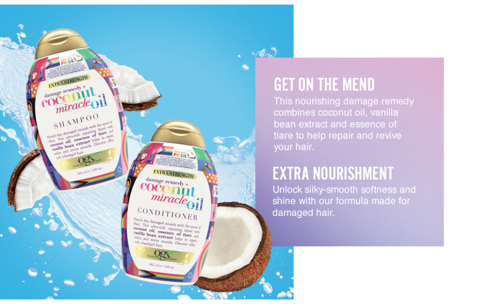 OGX COCONUT MIRACLE SHAMPOO 13Z
