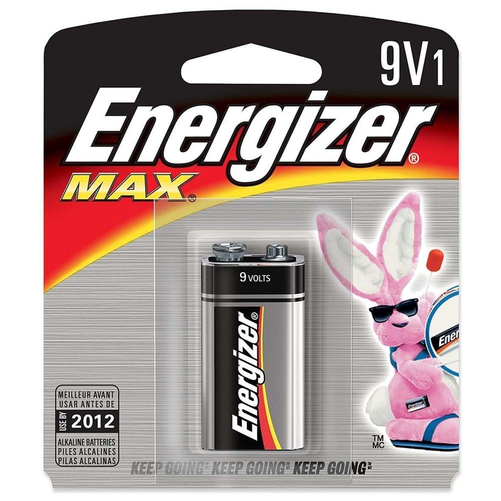ENERGIZER MAX ALK 9 VOLT 522BP1 SINGLE