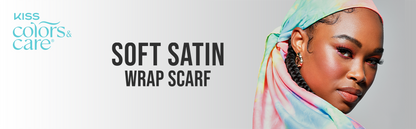 KISS Colors & Care Satin Wrap Scarf - Leopard