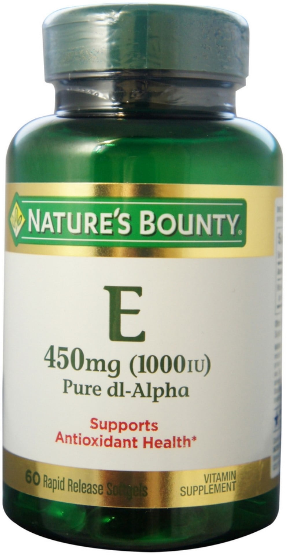 VIT E 180MG DL-ALP SGC 120CT NAT BOUNTY