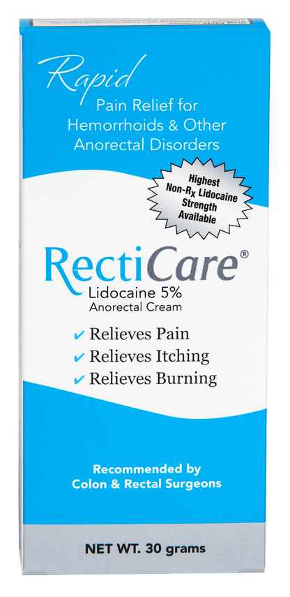 RECTICARE 5% ANORECTAL CRM 30 GM
