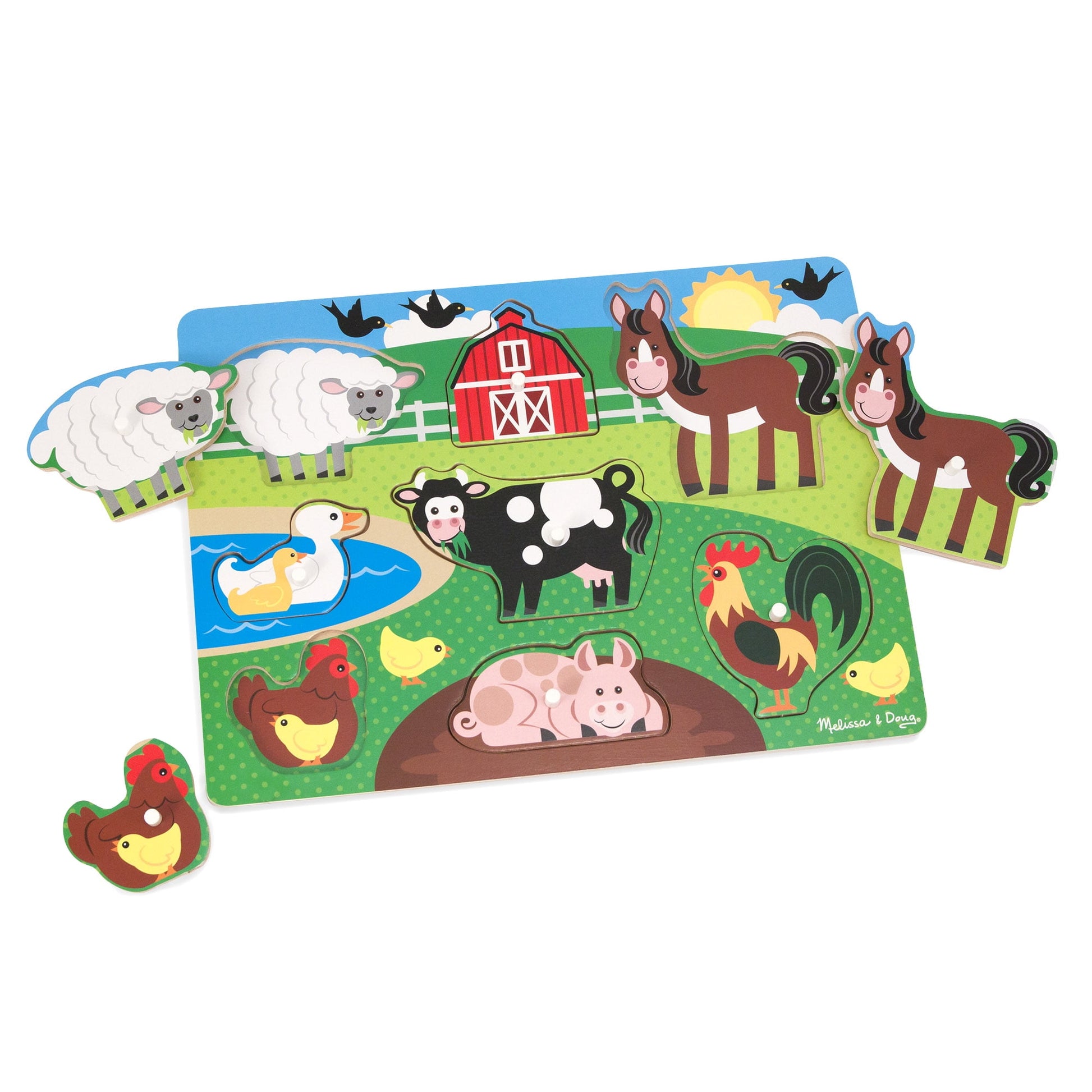 Melissa & Doug Alphabet Wooden Peg Puzzle
