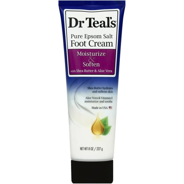 DR TEAL'S MOISTURIZE FOOT CREAM 8OZ