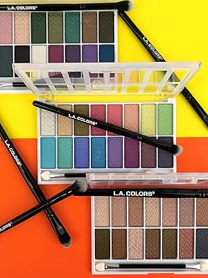 L.A. Colors 16 Color Eyeshadow Palette - Smokin'