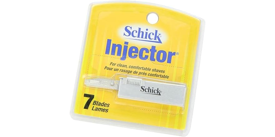 SCHICK INJECTOR PLUS CHROMIUM 7CT
