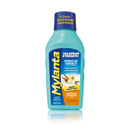 MYLANTA VANILLA CARAMEL LIQ 12OZ