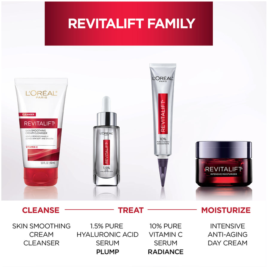 L'ORÉAL PARIS Revitalift Derm Intensives Hyaluronic Acid Face Serum, 1 fl. oz.
