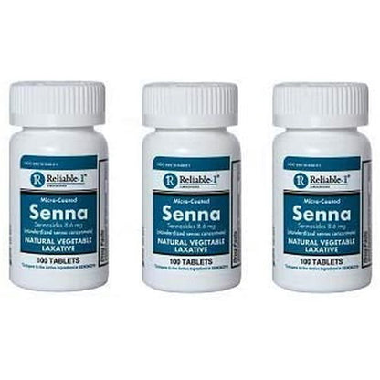 SENNA 8.6 MG TAB 100CT RELIABLE 1