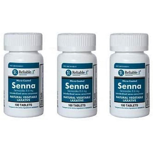 SENNA 8.6 MG TAB 100CT RELIABLE 1