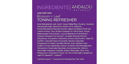 ANDALOU NATURALS TONING REFRSHR,BLSM+LEAF
