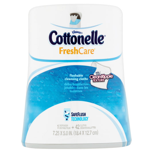 COTTONELLE FRESHCARE FLUSH CLN CLTH 42CT