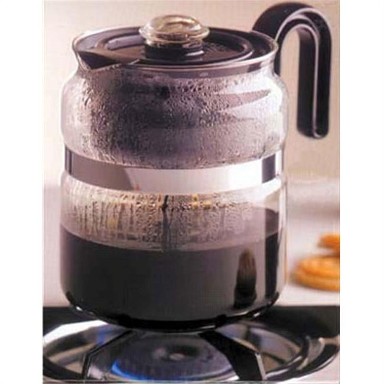 Medelco 8 Cup Glass Stovetop Coffee Percolator