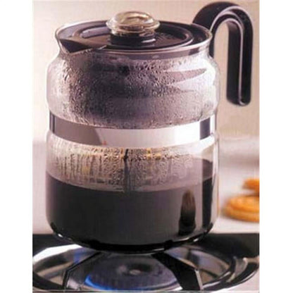 Medelco 8 Cup Glass Stovetop Coffee Percolator