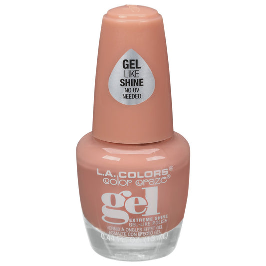 L.A. Colors Color Craze Extreme Shine Gel Nail Polish - Sweet Heart, 0.44 fl oz