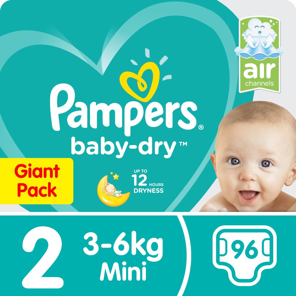 Pampers Diapers Size 2 Baby- Dry 37 Count