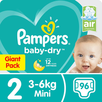 Pampers Diapers Size 2 Baby- Dry 37 Count