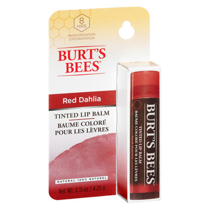 Burt's Bees Tinted Lip Balm - Red Dahlia, Carded