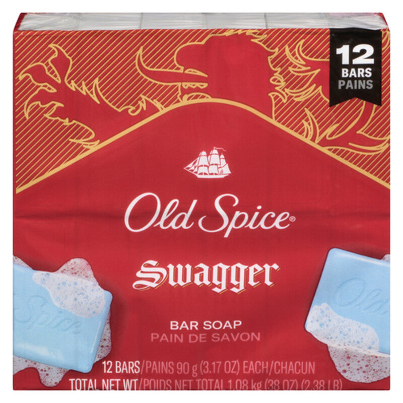 Old Spice Bar Soap 3.17oz Swagger 4 Count