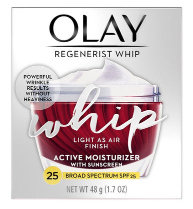 Olay Regenerist Whip Active Moisturizer Spf#25 1.7oz Jar
