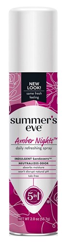 Summers Eve Freshening Spray 2oz Amber Nights