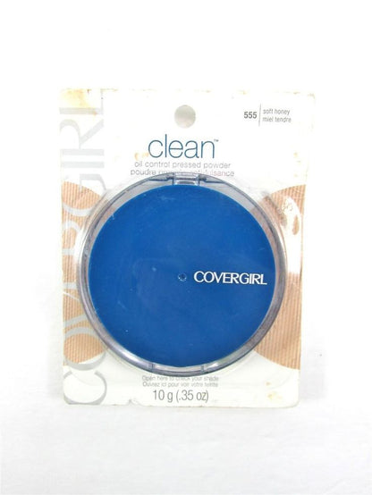 COVERGIRL Clean Matte Pressed Powder Oil Control - 555 Soft Honey