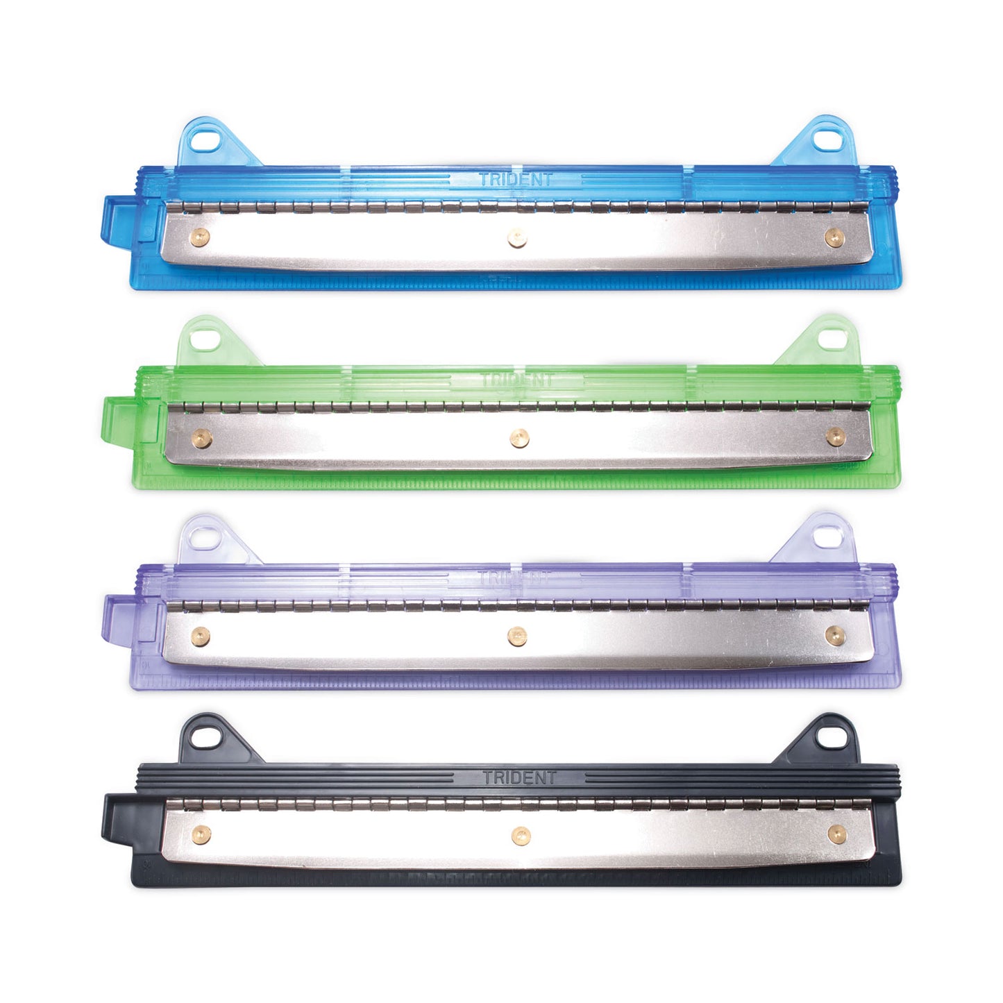 CLi Three-Hole Binder Punch with Ruler Edge - Assorted