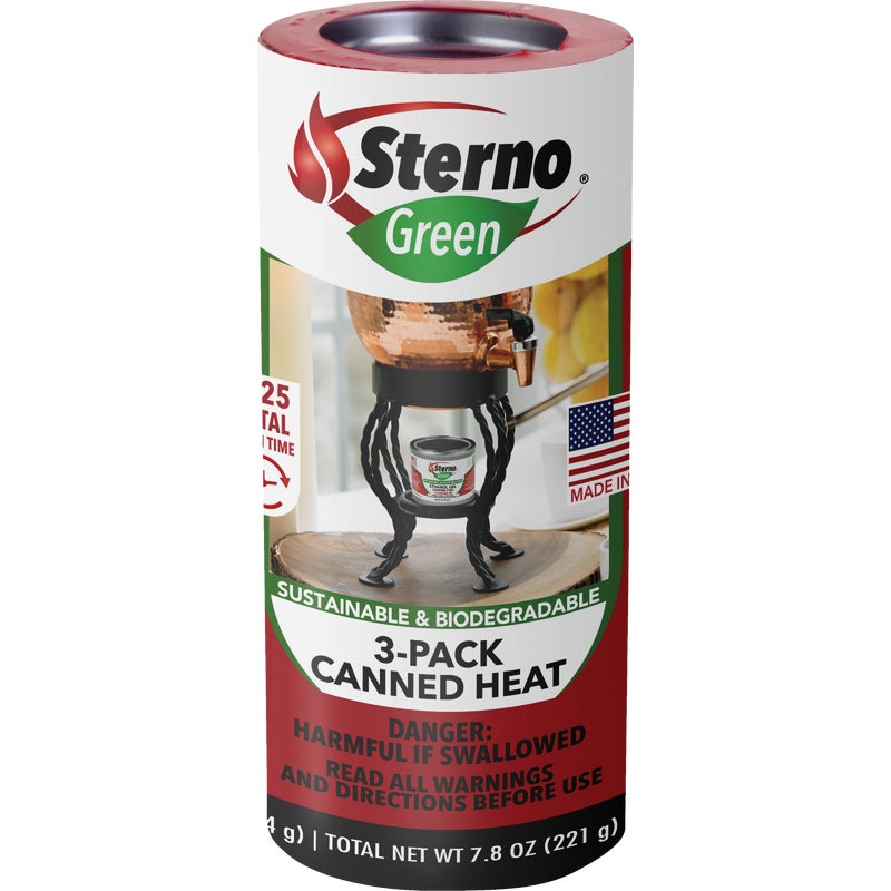Sterno Gel Canned Cooking Fuel - 2.25 Hour Burn Time, 2 pack