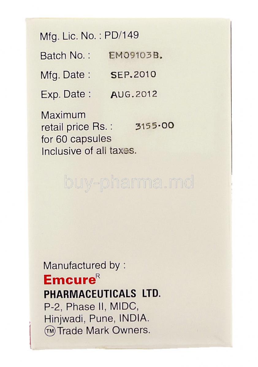 ATAZANAVIR CP 200MG 60