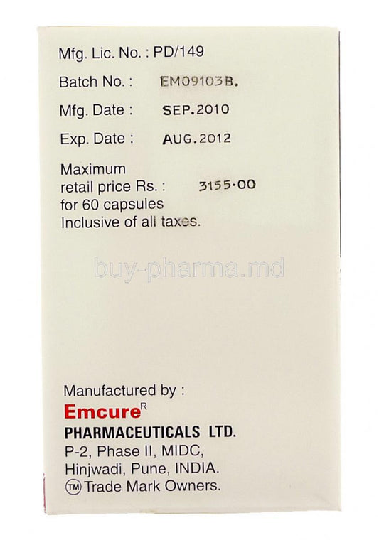 ATAZANAVIR CP 200MG 60
