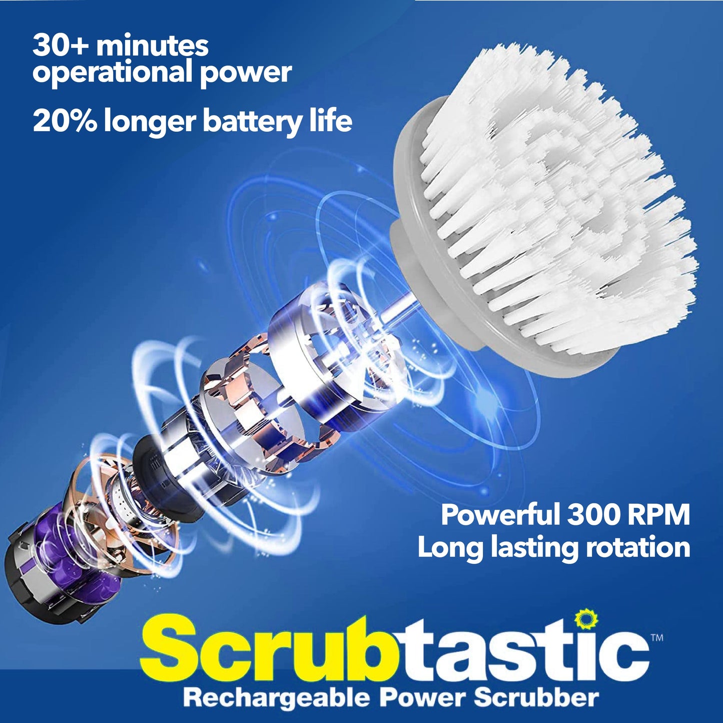 Bell + Howell Scrubtastic Power Scrubber