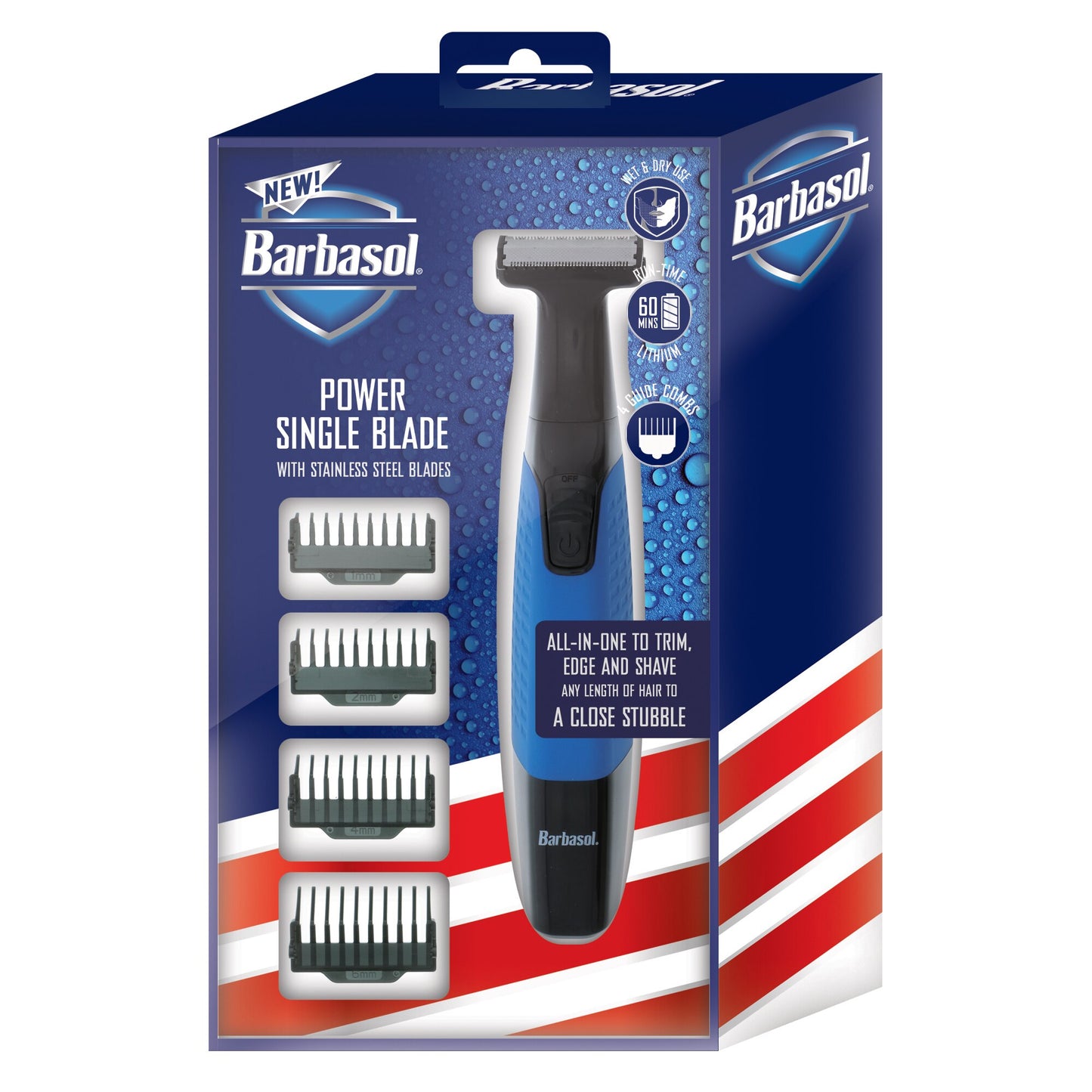 Barbasol Power Single Blade Face & Body Wet/Dry