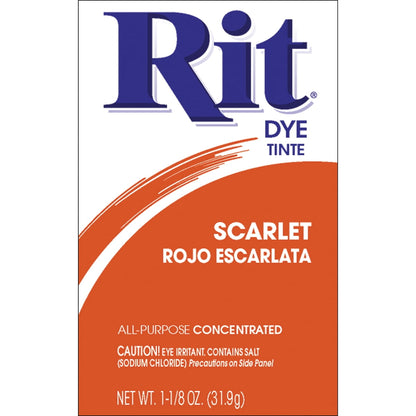 Rit Dye Powder Scarlet 1-1/8oz