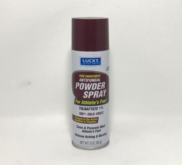 LUCKY Super Soft Pure Cornstarch Foot Powder Spray