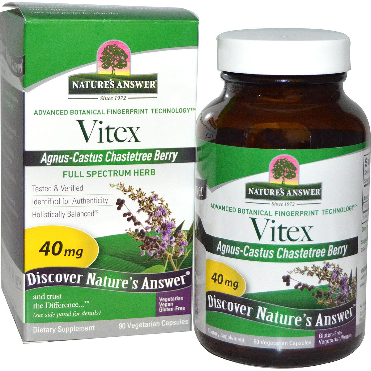 NATURE'S ANSWER VITEX AGNUS-CASTUS 40MG