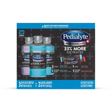 PEDIALYTE ADV CARE+ BRY FRST LIQ RETL 1L