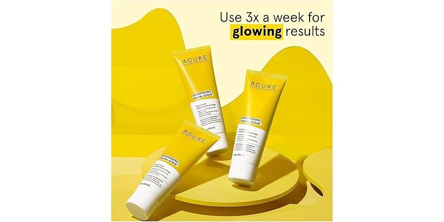 ACURE FACIAL SCRUB,CHRCL,LEM