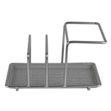 Home Basics Satin Nickel Sink Caddy Station