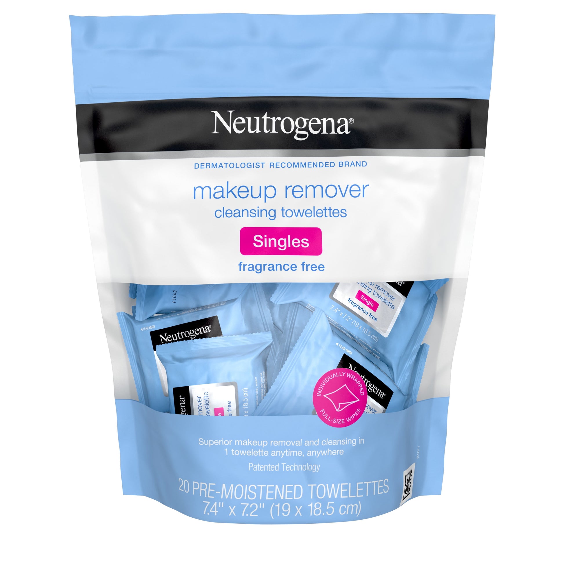 NEUT MAKEUP REMOVER WIPE FRAG FREE 25CT