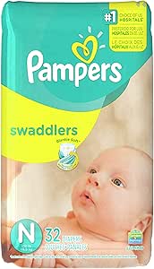 PAMPERS SWADDLERS BF 32 JMBO S1