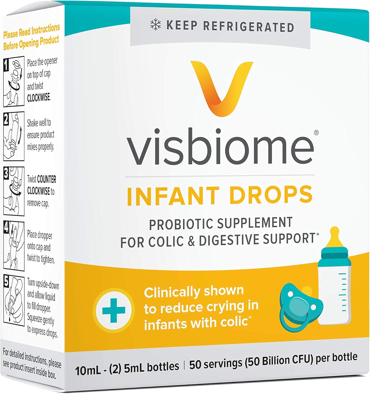 VISBIOME INFANT DROPS PROBIOTIC DRP 10ML