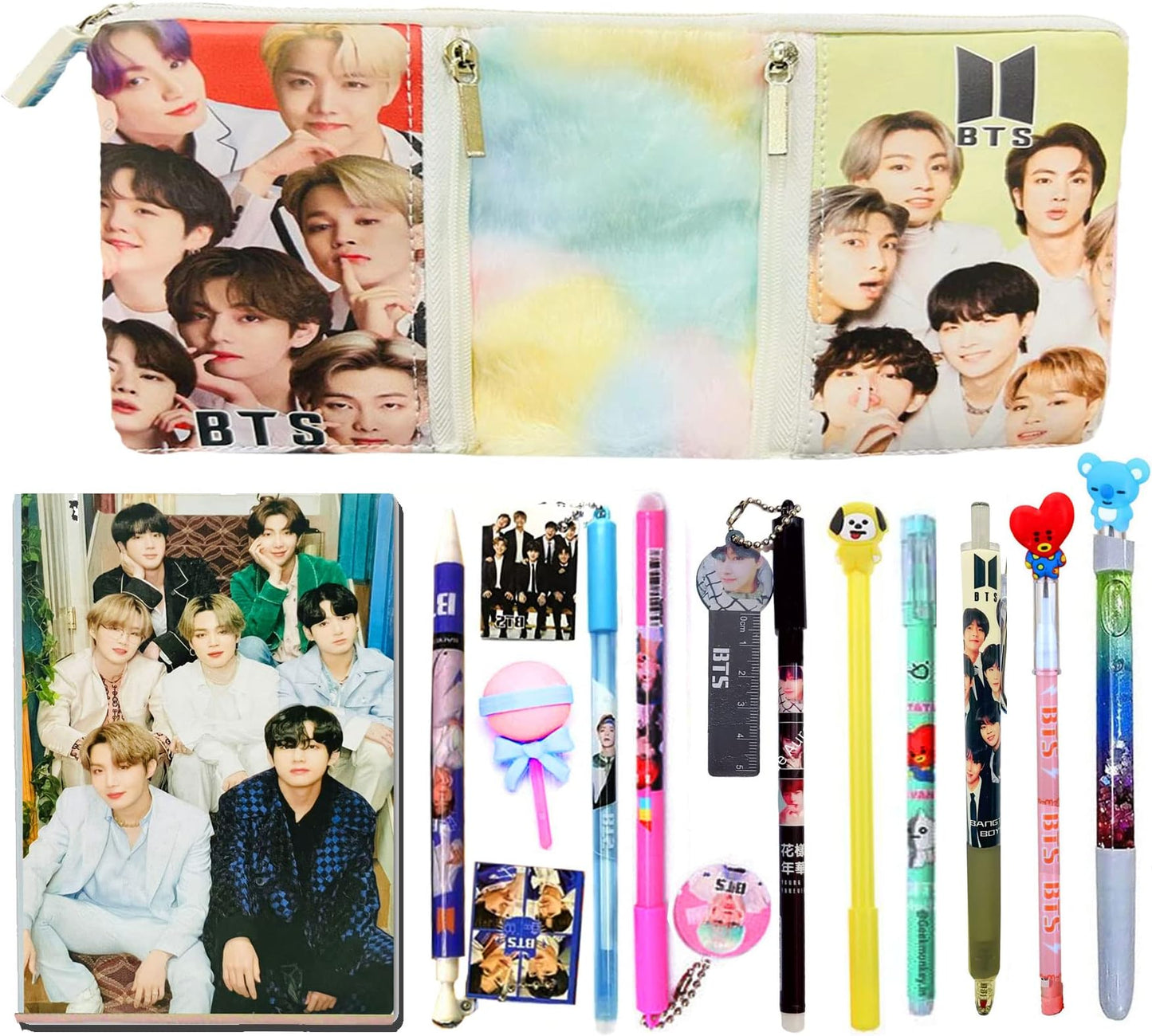 BTS STATIONERY 8PC BUNDLE