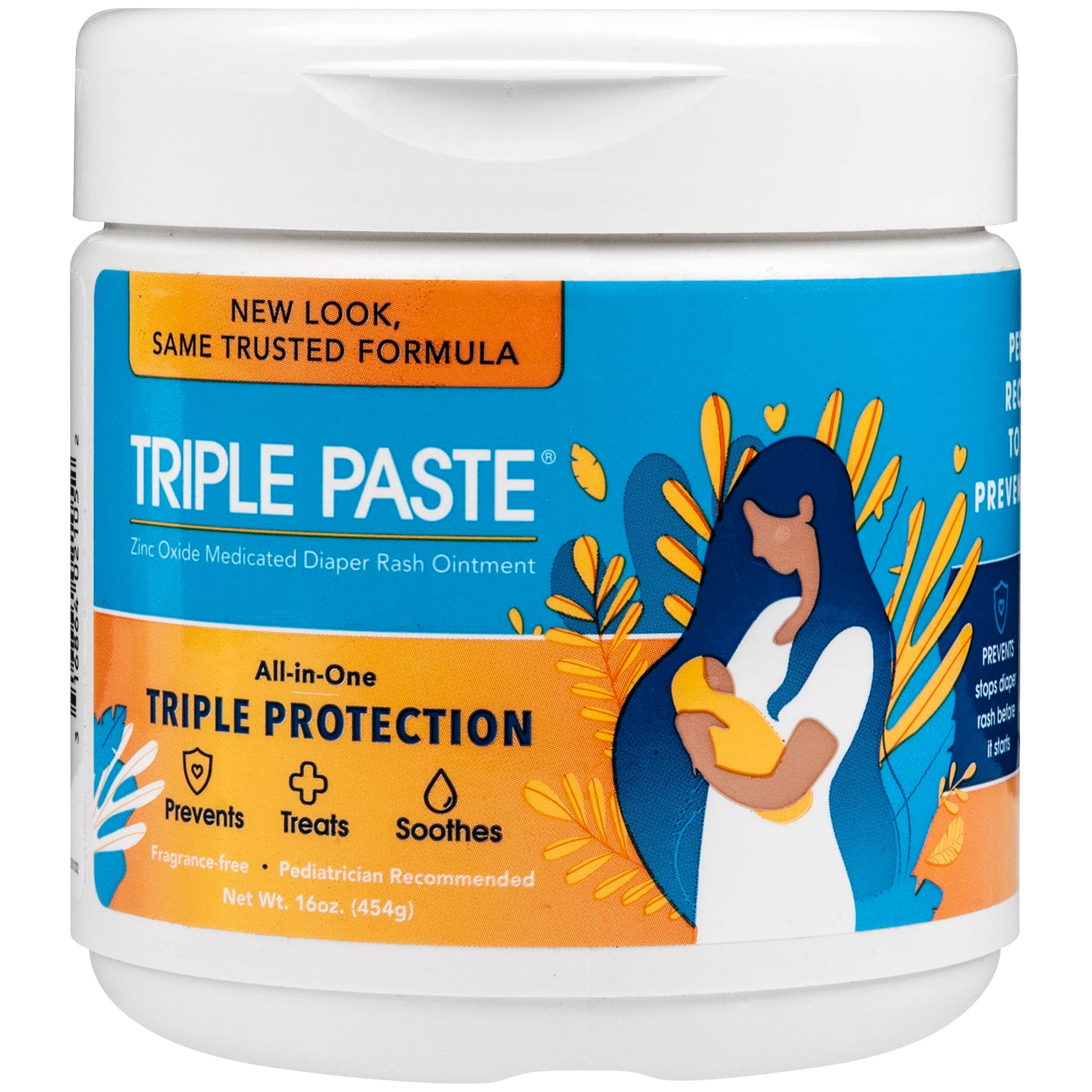 TRIPLE PASTE DIAPER RASH CREAM 16OZ