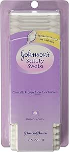 JOHNSONS SAFETY SWAB 55CT