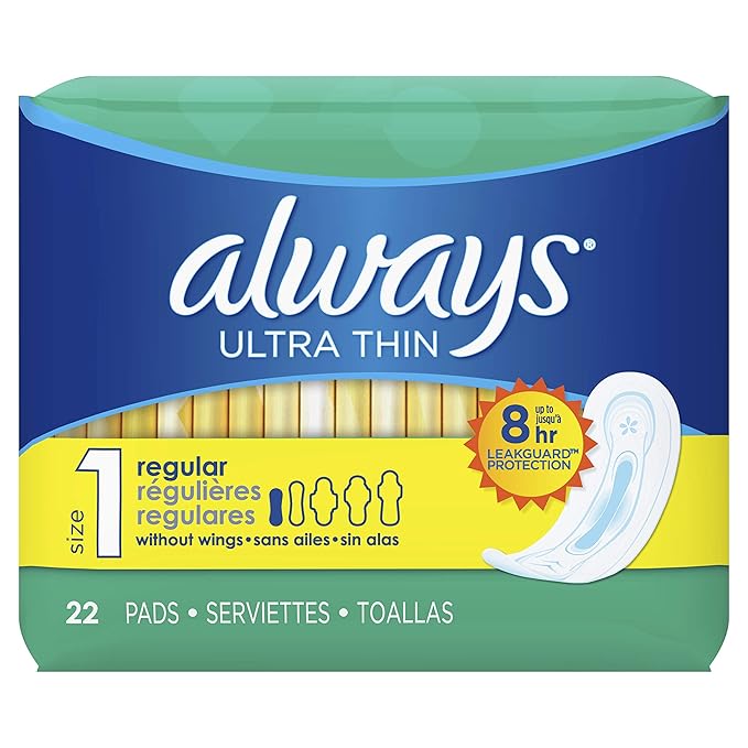 ALWAYS ULTRA THN FLXW REG PAD 12X22CT